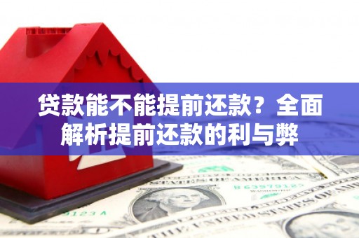七星贷款能不能提前还款？全面解析提前还款的利与弊