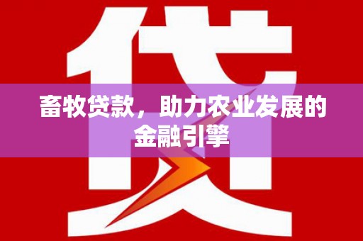 七星畜牧贷款，助力农业发展的金融引擎