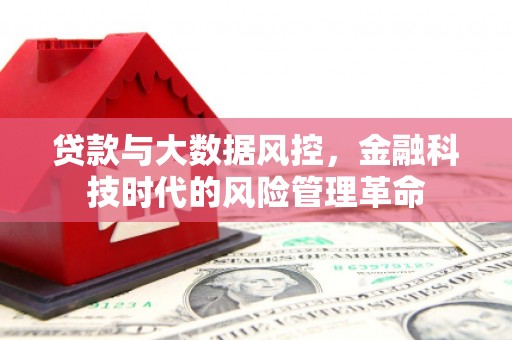七星贷款与大数据风控，金融科技时代的风险管理革命