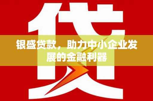 七星银盛贷款，助力中小企业发展的金融利器