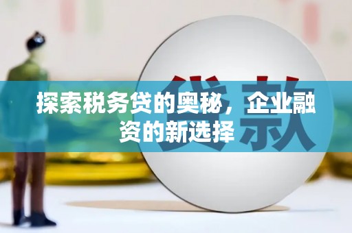 七星探索税务贷的奥秘，企业融资的新选择