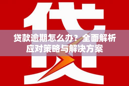 七星贷款逾期怎么办？全面解析应对策略与解决方案