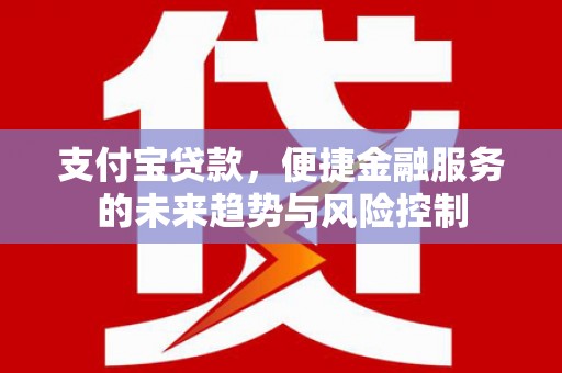 七星支付宝贷款，便捷金融服务的未来趋势与风险控制