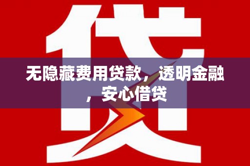 七星无隐藏费用贷款，透明金融，安心借贷