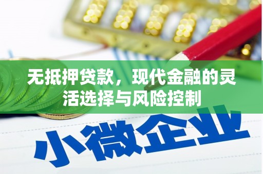七星无抵押贷款，现代金融的灵活选择与风险控制