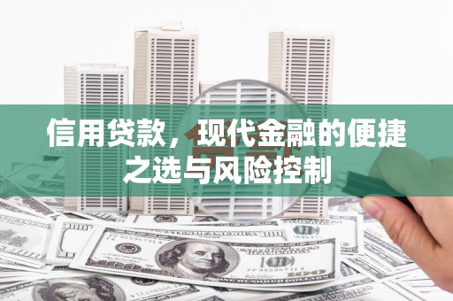 七星信用贷款，现代金融的便捷之选与风险控制