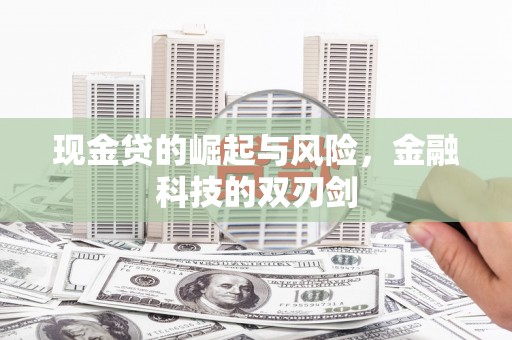 七星现金贷的崛起与风险，金融科技的双刃剑