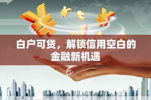 七星白户可贷，解锁信用空白的金融新机遇