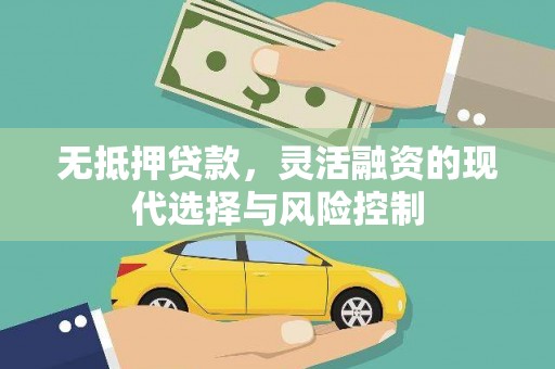 七星无抵押贷款，灵活融资的现代选择与风险控制