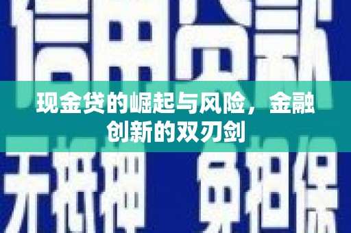 七星现金贷的崛起与风险，金融创新的双刃剑