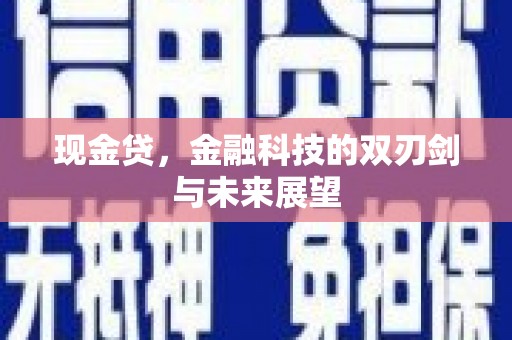七星现金贷，金融科技的双刃剑与未来展望