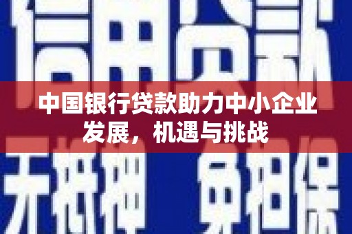 七星中国银行贷款助力中小企业发展，机遇与挑战