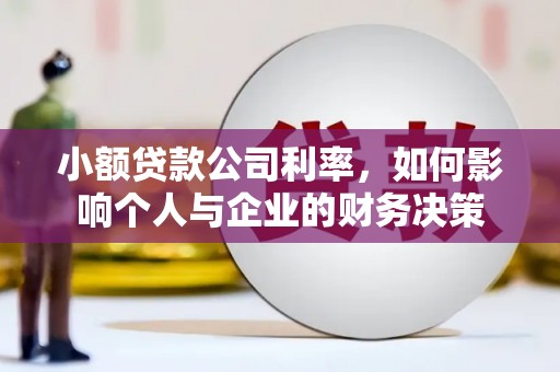 七星小额贷款公司利率，如何影响个人与企业的财务决策