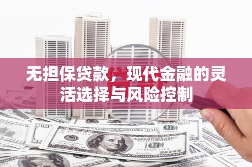 七星无担保贷款，现代金融的灵活选择与风险控制