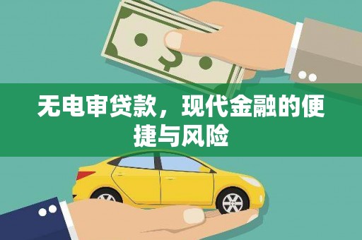 七星无电审贷款，现代金融的便捷与风险