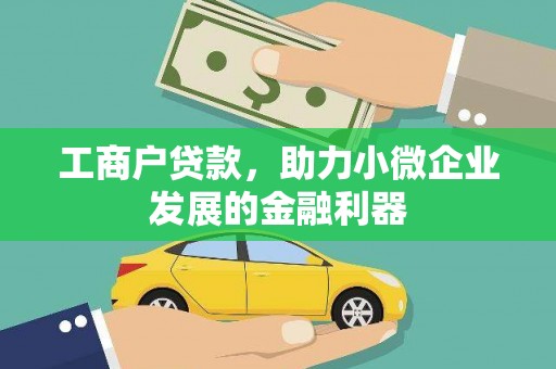 七星工商户贷款，助力小微企业发展的金融利器