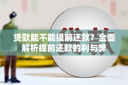 七星贷款能不能提前还款？全面解析提前还款的利与弊