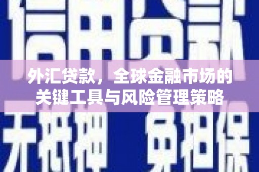 七星外汇贷款，全球金融市场的关键工具与风险管理策略