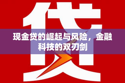 七星现金贷的崛起与风险，金融科技的双刃剑