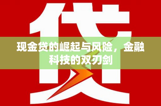 七星现金贷的崛起与风险，金融科技的双刃剑