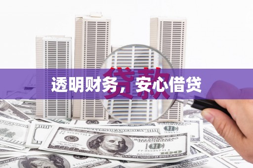 七星透明财务，安心借贷