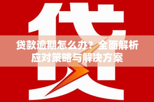 七星贷款逾期怎么办？全面解析应对策略与解决方案